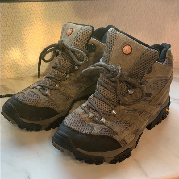 Merrell Moab 2 Mid Waterproof Hiking Boots - Picture 1 of 7